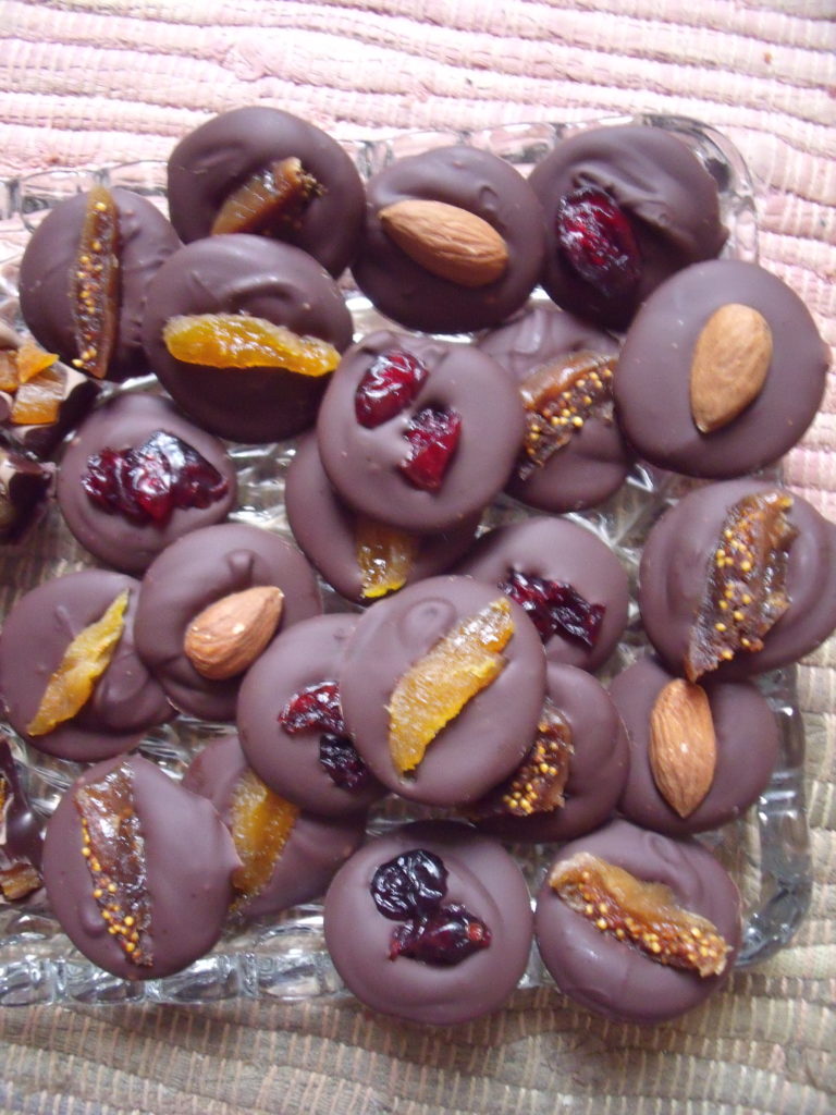 Mendiants chocolat fruits secs 4