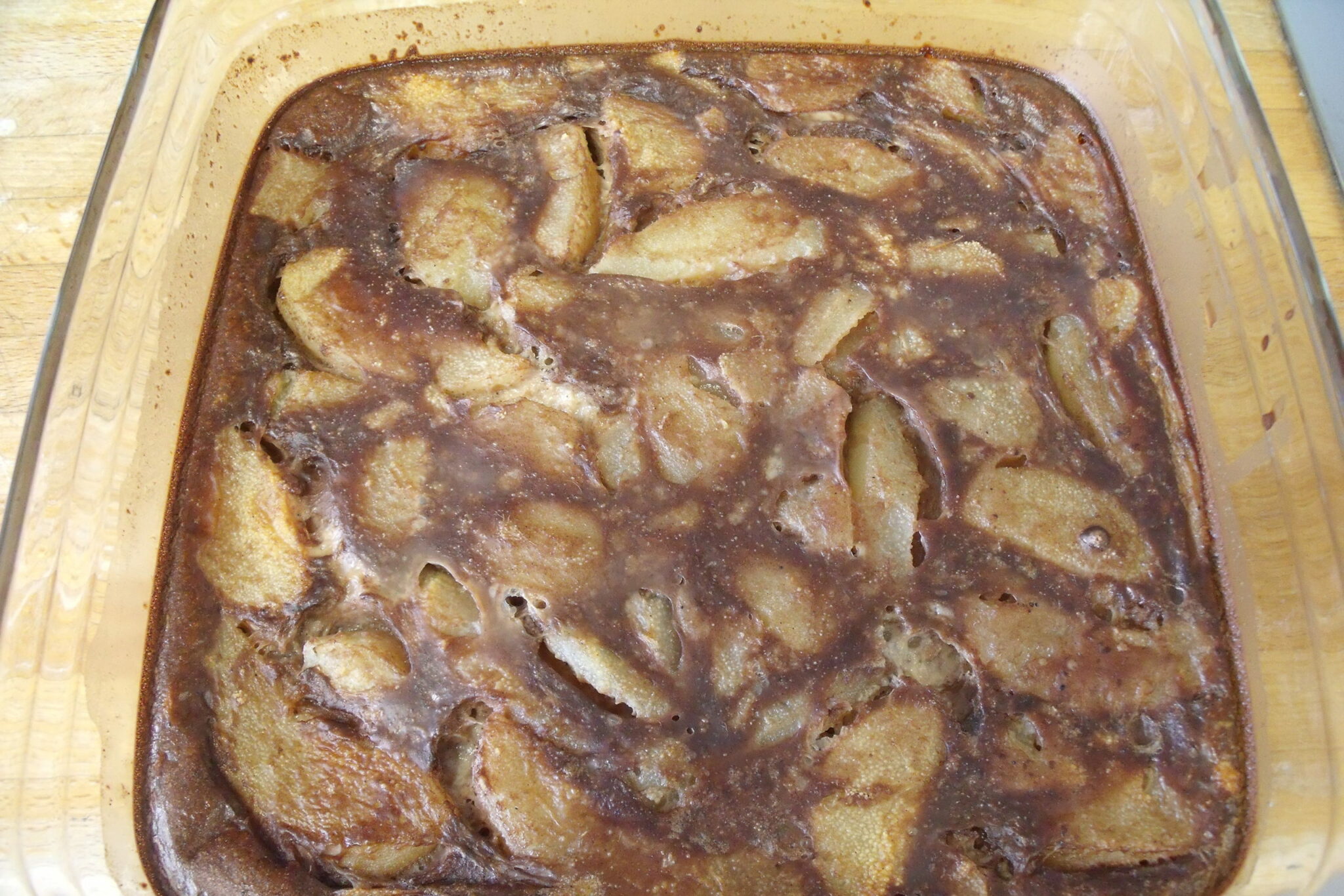 Clafoutis de poires au chocolat