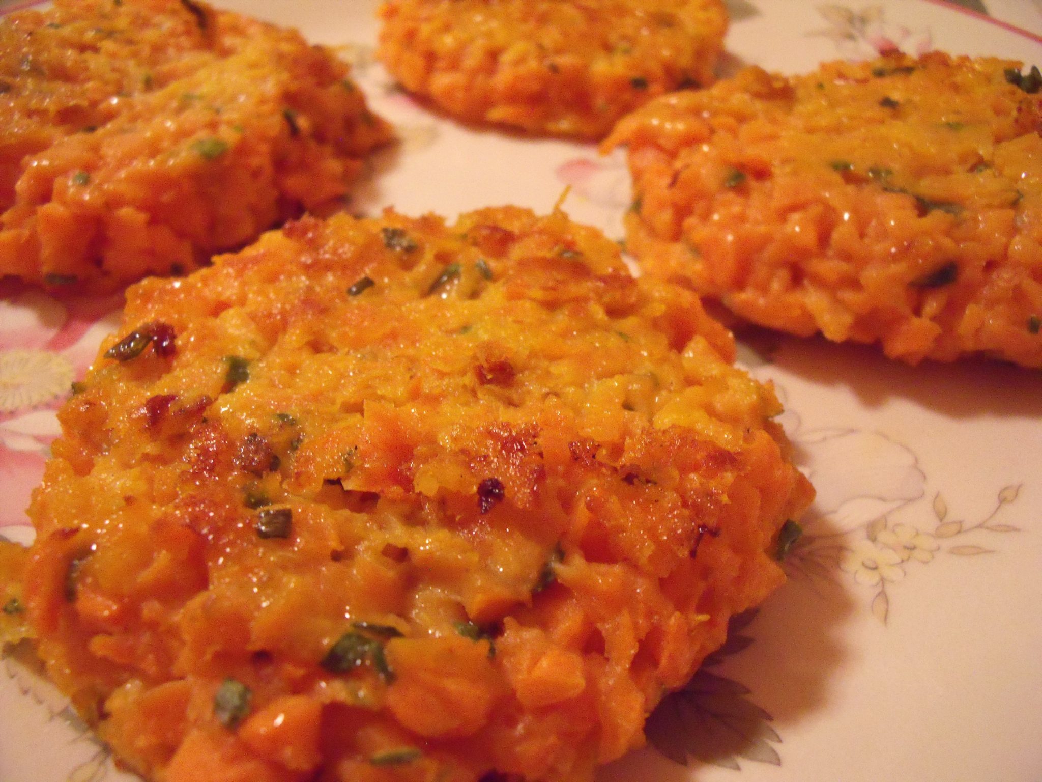 Galettes légumes râpés