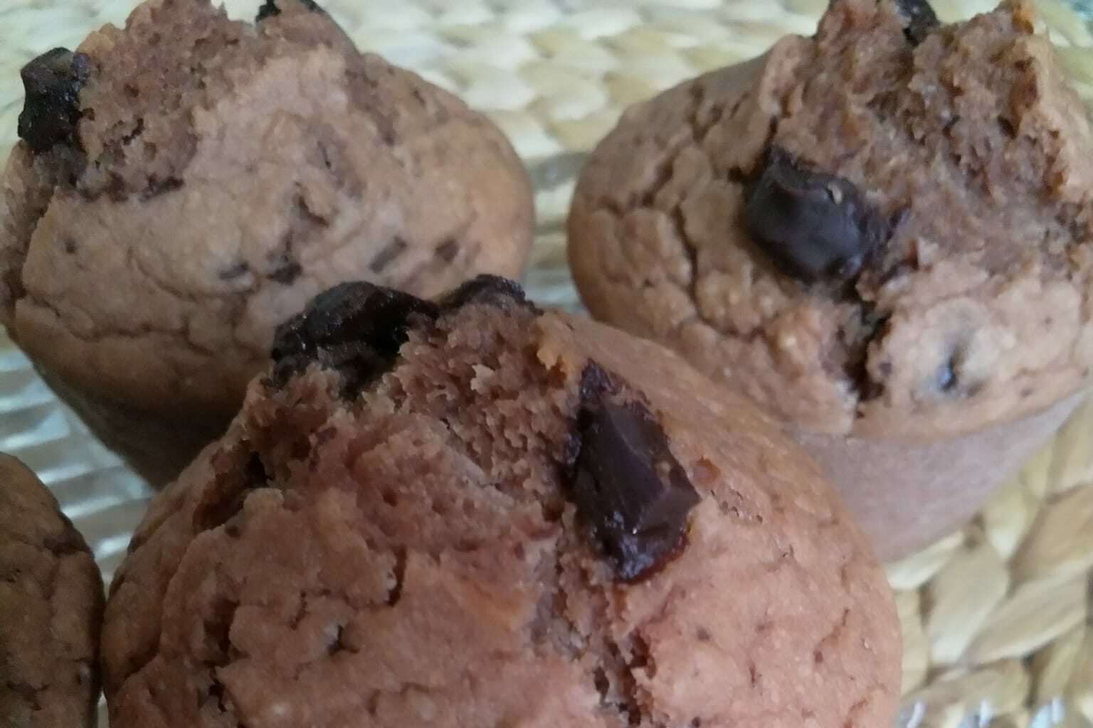 Muffins avoine chocolat