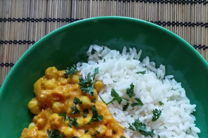 Curry de pois chiches et courge