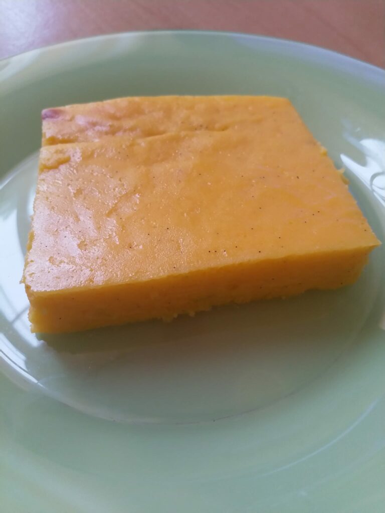 Flan de butternut à la vanille