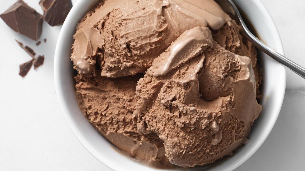 Glace au chocolat